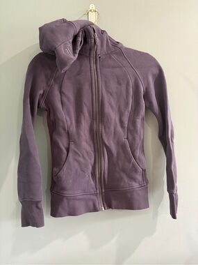 lululemon athletica purple zip-up hoodie